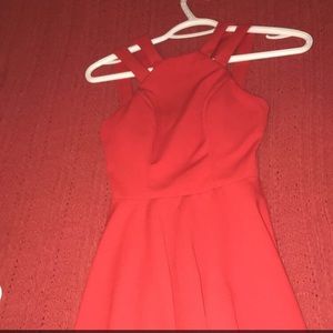 red dress